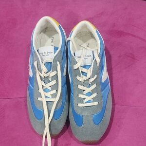 Rag & Bone Blue and Gray Sneakers